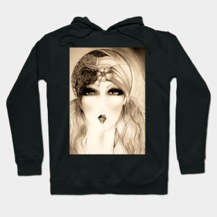 DECO FACE WOMAN SKETCH Hoodie